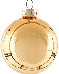 Sæt af 35 julekugler BLING Glas Guld