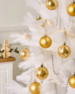 Sæt af 60 julekugler FEGEN Guld