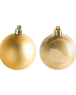 Sæt af 60 julekugler FEGEN Guld