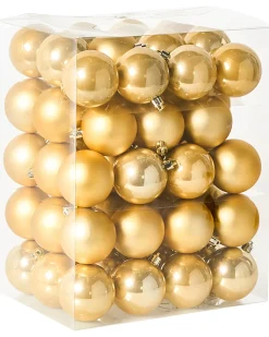 Sæt af 60 julekugler FEGEN Guld