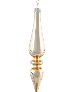Sæt af 70 julekugler FLICKER Glas Guld
