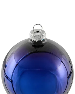 Sæt af 35 julekugler ICEDROP Glas Blå/Guld