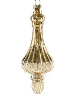 Sæt af 35 julekugler ICEDROP Glas Blå/Guld