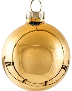 Sæt af 35 julekugler ICEDROP Glas Blå/Guld