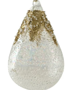 Sæt af 25 julekugler ICICLE Glas Transparent/ Guld
