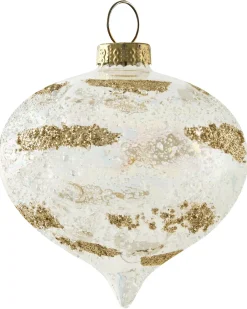 Sæt af 25 julekugler ICICLE Glas Transparent/ Guld