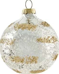 Sæt af 25 julekugler ICICLE Glas Transparent/ Guld