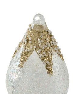Sæt af 25 julekugler ICICLE Glas Transparent/ Guld