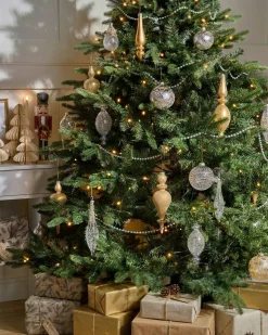 Sæt af 25 julekugler ICICLE Glas Transparent/ Guld