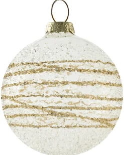 Sæt af 25 julekugler ICICLE Glas Transparent/ Guld