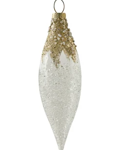 Sæt af 25 julekugler ICICLE Glas Transparent/ Guld