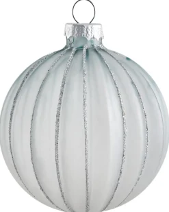 Sæt af 35 julekugler SNOWFALL Glas Blå