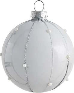 Sæt af 35 julekugler SNOWFALL Glas Blå