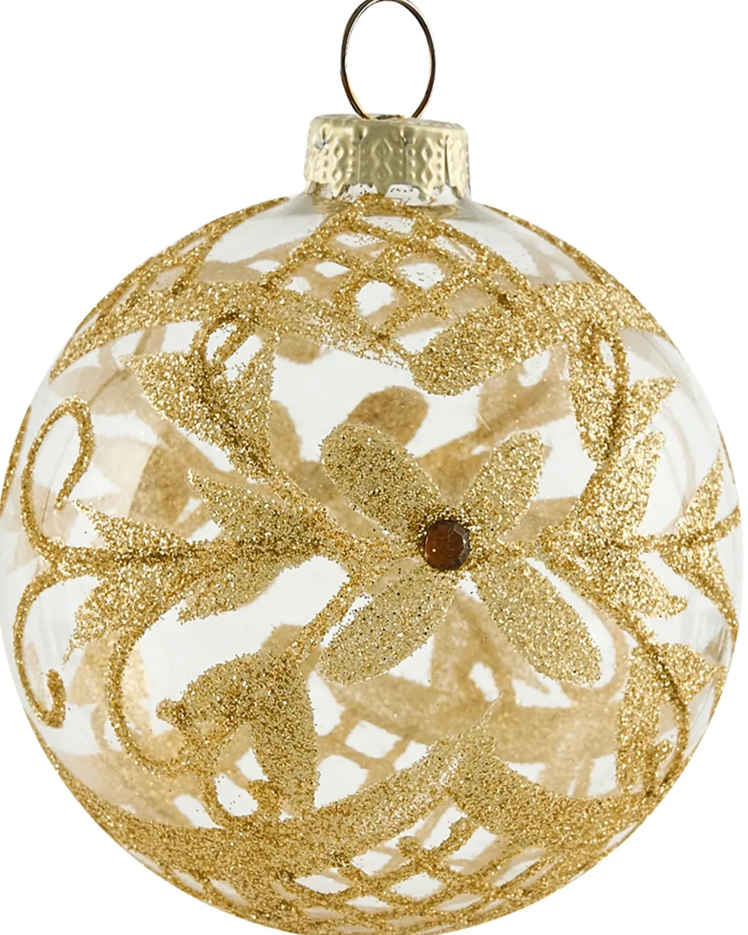 Sæt af 50 julekugler SPARKLE Glas Rød/Guld
