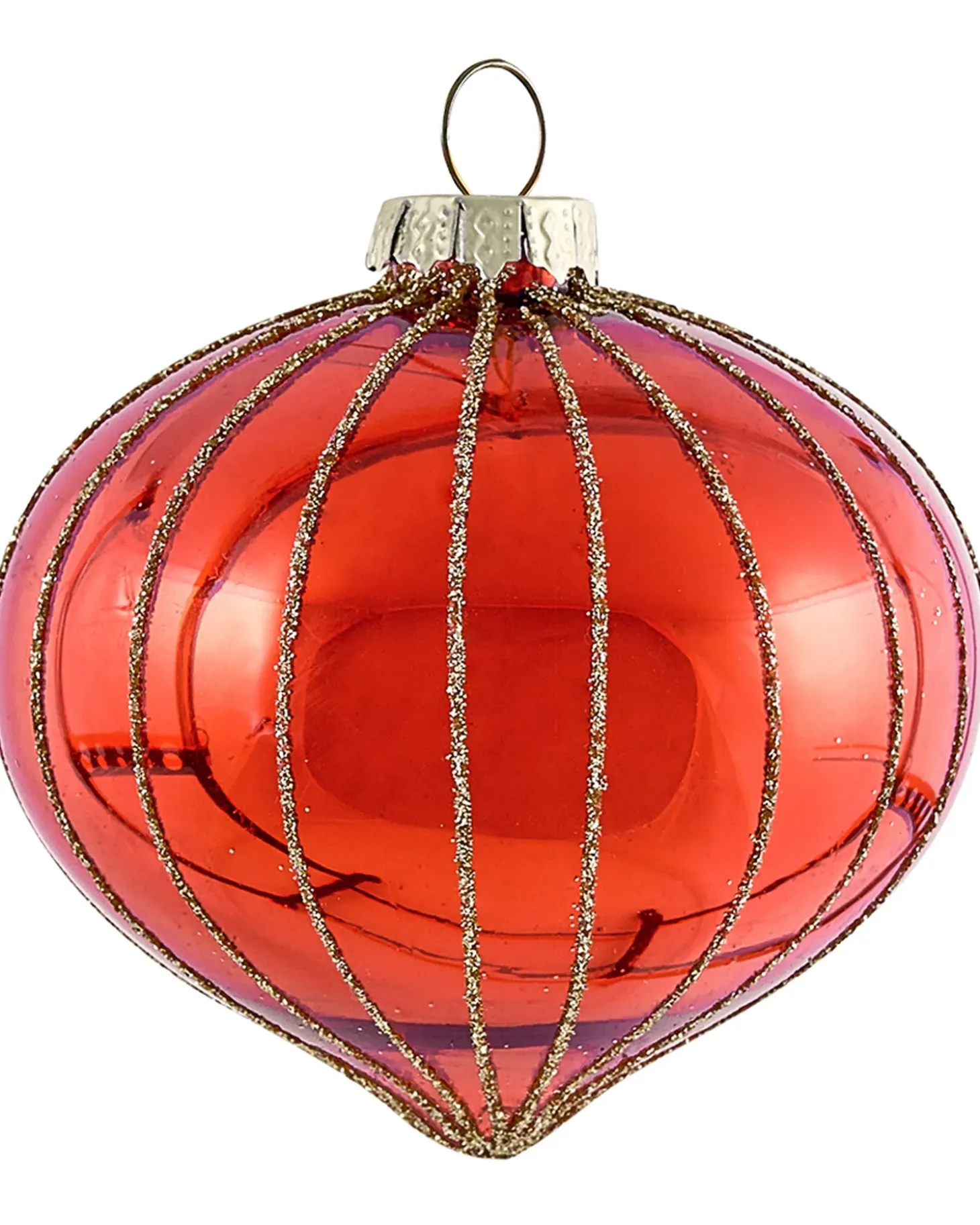 Sæt af 50 julekugler SPARKLE Glas Rød/Guld