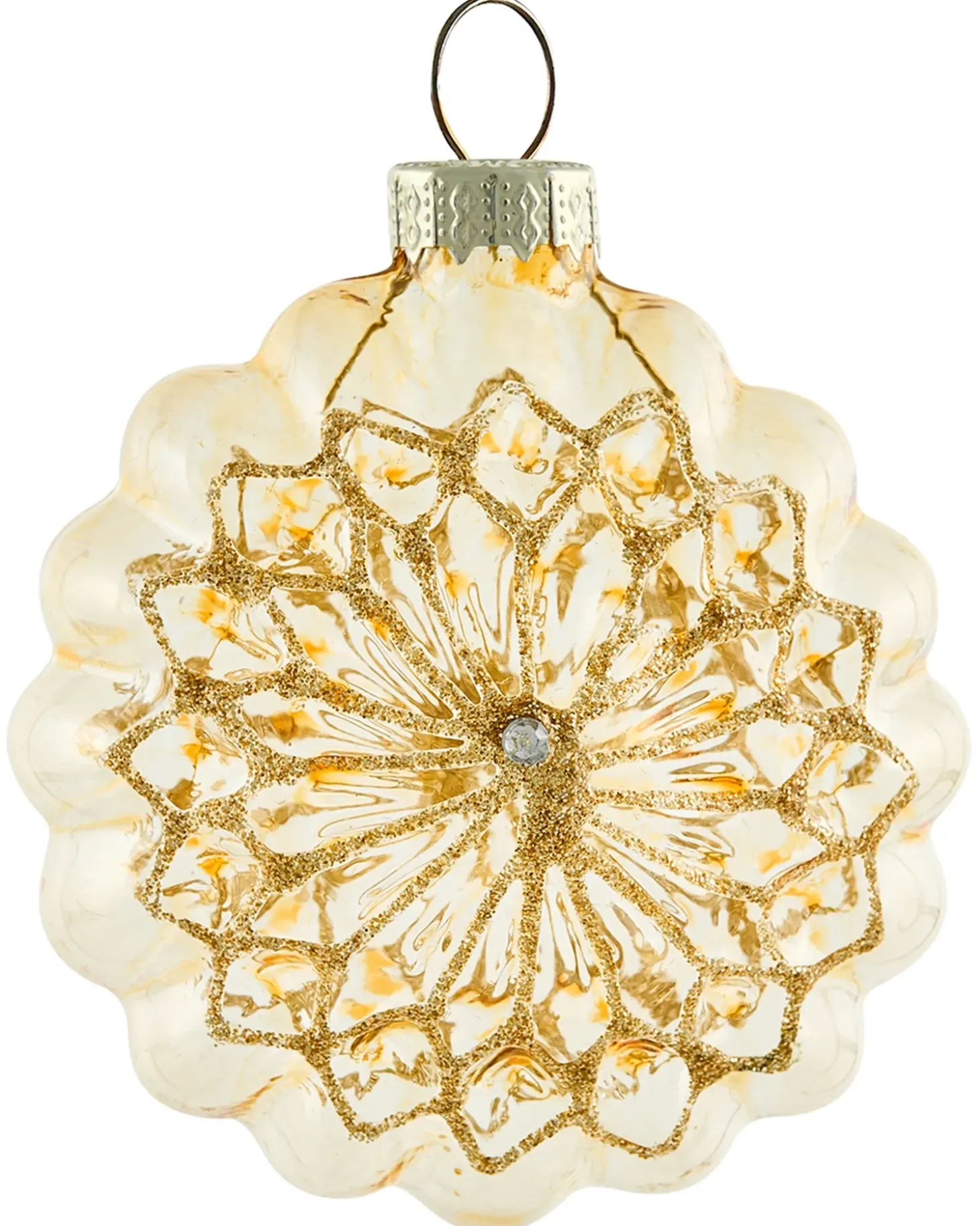 Sæt af 50 julekugler SPARKLE Glas Rød/Guld