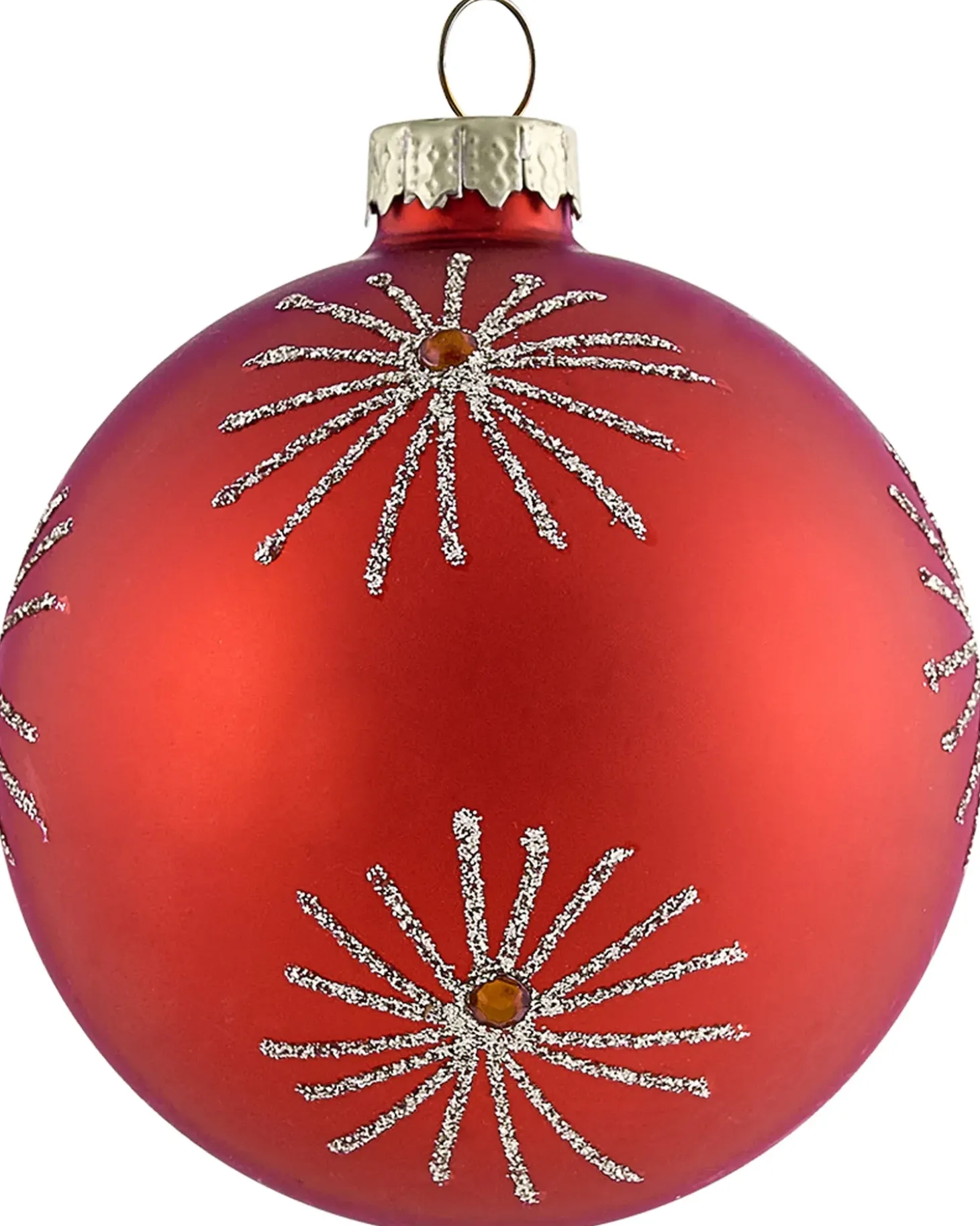 Sæt af 50 julekugler SPARKLE Glas Rød/Guld