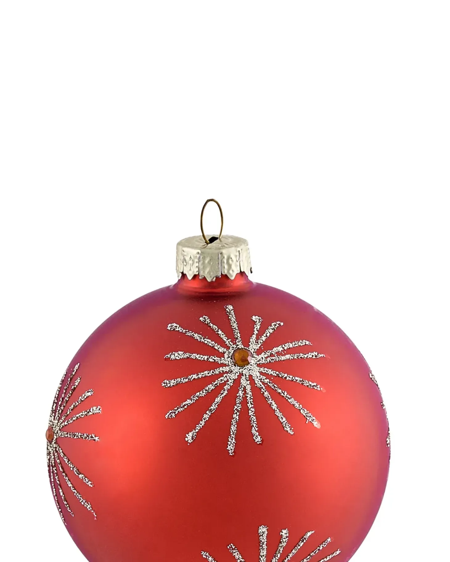 Sæt af 50 julekugler SPARKLE Glas Rød/Guld
