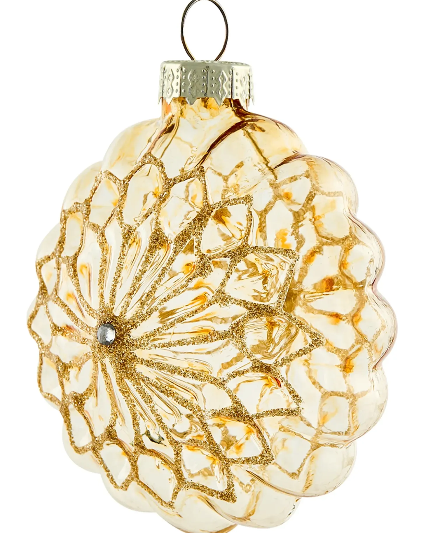 Sæt af 50 julekugler SPARKLE Glas Rød/Guld