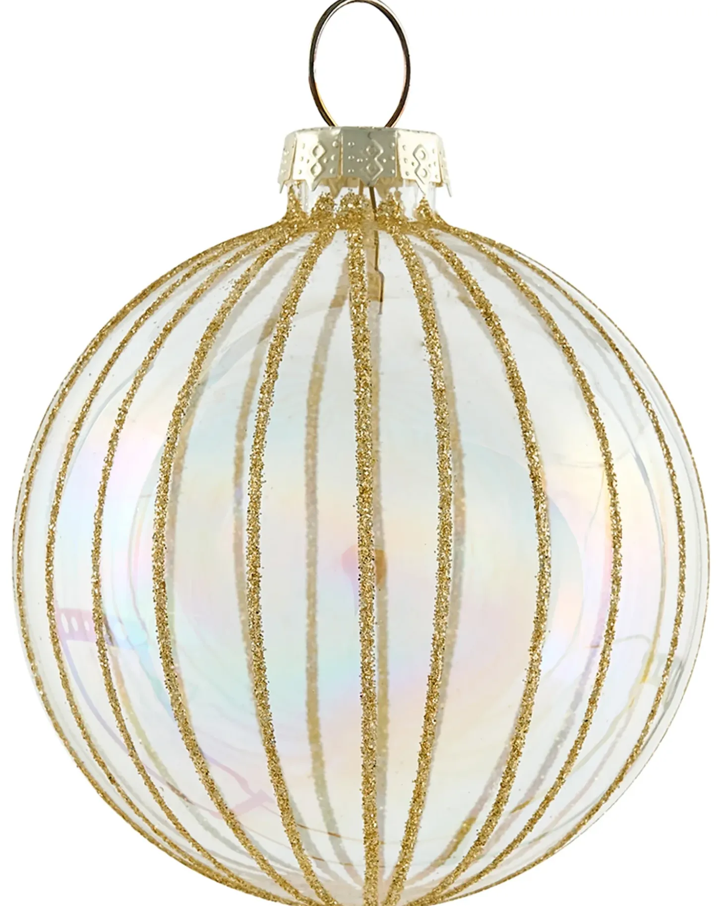 Sæt af 50 julekugler SPARKLE Glas Rød/Guld