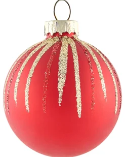 Sæt af 70 julekugler TWINKLE Glas Rood/groen