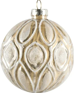 Sæt af 24 julekugler WINTERLIGHT Glas Rosa guld