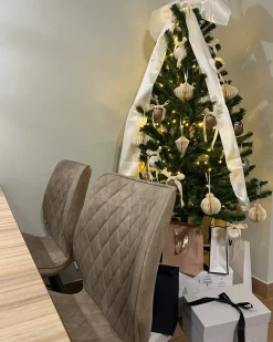 Sæt af 20 julepynt til juletræet JOLSTRA Papir Beige