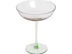Sæt af 4 martini glas DIOPSIDE 250 ml Lyserød