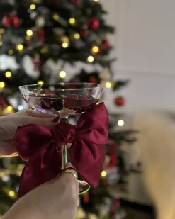 Sæt af 4 martini glas DIOPSIDE 250 ml Lyserød
