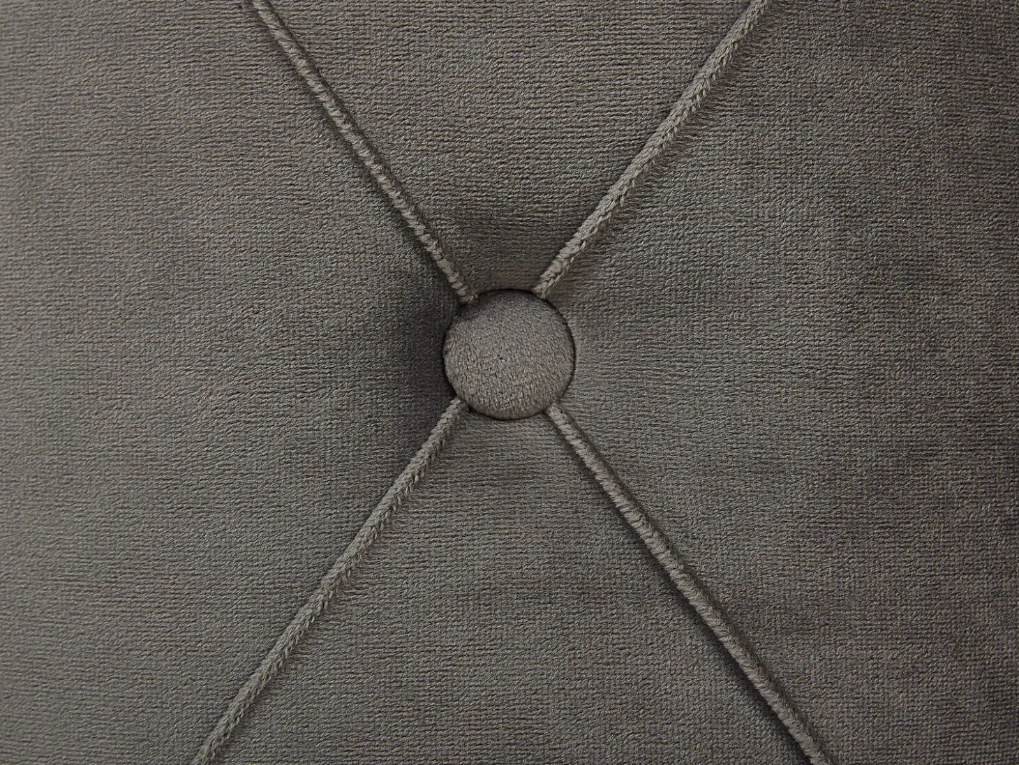 Sæt af 2 opbevaringspuffer PUEBLO Velour Grå