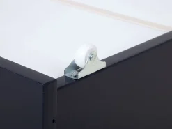 Sæt af 2 opbevaringsskuffer til sengen Fyretræ RUMILLY Navy Blå