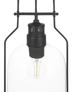 Sæt af 2 pendel lamper BASHILO Metal Sort