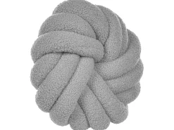 Sæt af 2 pyntepuder AKOLA Boucle 31 x 31 cm Grå Ensfarvet