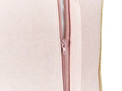 Sæt af 2 pyntepuder ALSOBIA Velour 30 x 50 cm Lyserød Julemønster