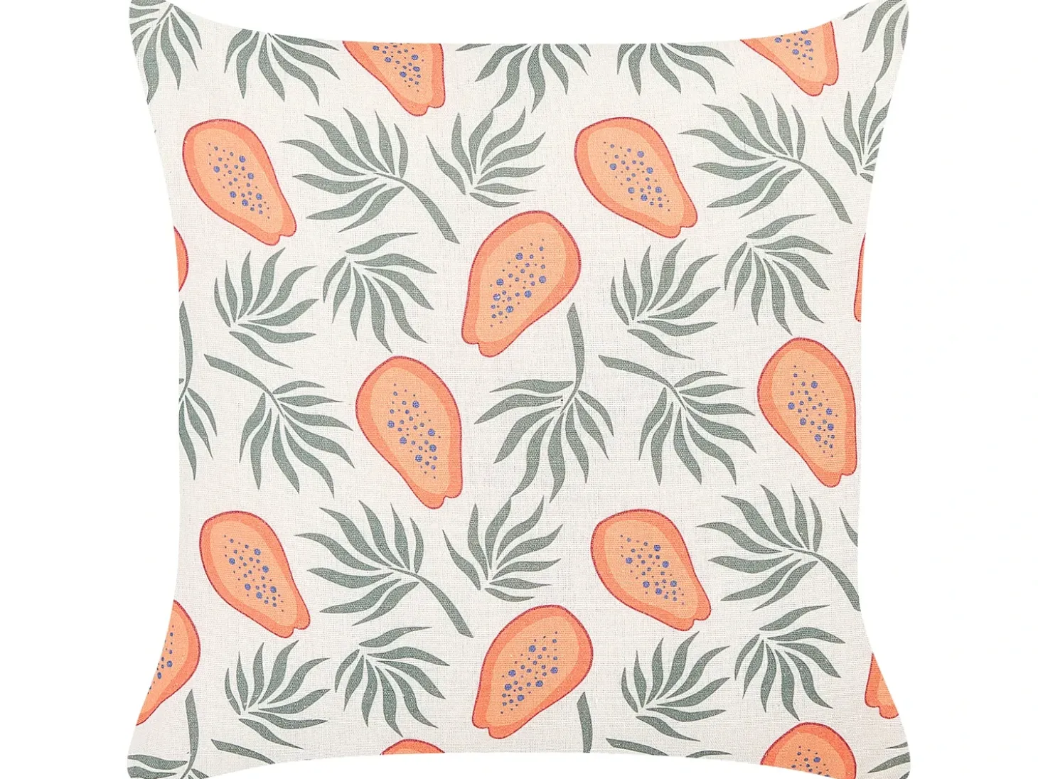 Sæt af 2 pyntepuder AVENS 45 x 45 cm Multifarvet Plante mønster