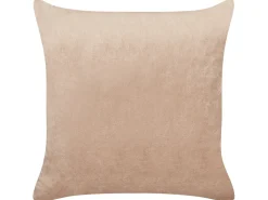 Sæt af 2 pyntepuder BAKIRA Kunstig pels 45 x 45 cm Brun Abstraktmønster