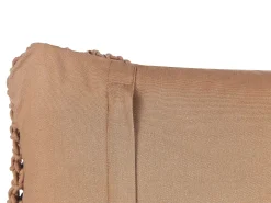 Sæt af 2 pyntepuder BAMIAN Bomuld 45 x 45 cm Lysebrun Geometrisk mønster
