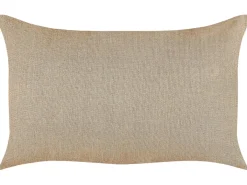 Sæt af 2 pyntepuder BANORI Hør 30 x 50 cm Beige Ensfarvet