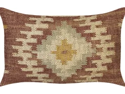 Sæt af 2 pyntepuder BEEL Jute 30 x 50 cm Multifarvet Orientalsk mønster
