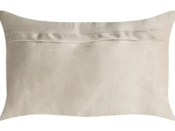 Sæt af 2 pyntepuder BELLE Velour 50 x 30 cm Brungrå Julemønster