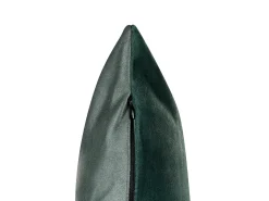 Sæt af 2 pyntepuder BICOCCA Velour 45 x 45 cm Mørkegrøn Julemønster