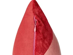 Sæt af 2 pyntepuder BORONIA Bomuld 45 x 45 cm Rød Julemønster