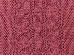 Sæt af 2 pyntepuder CADETIA Bomuld 45 x 45 cm Bordeaux Ensfarvet