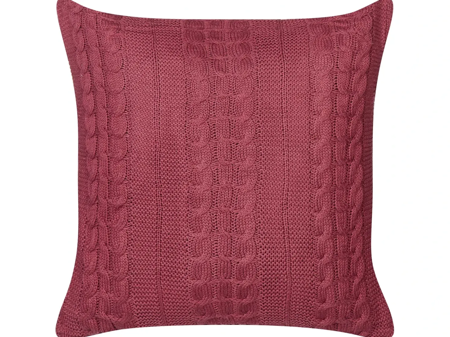 Sæt af 2 pyntepuder CADETIA Bomuld 45 x 45 cm Bordeaux Ensfarvet