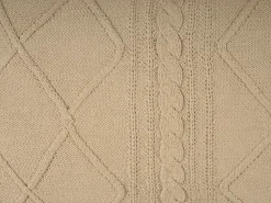 Sæt af 2 pyntepuder CAESIA Bomuld 30 x 50 cm Beige Ensfarvet