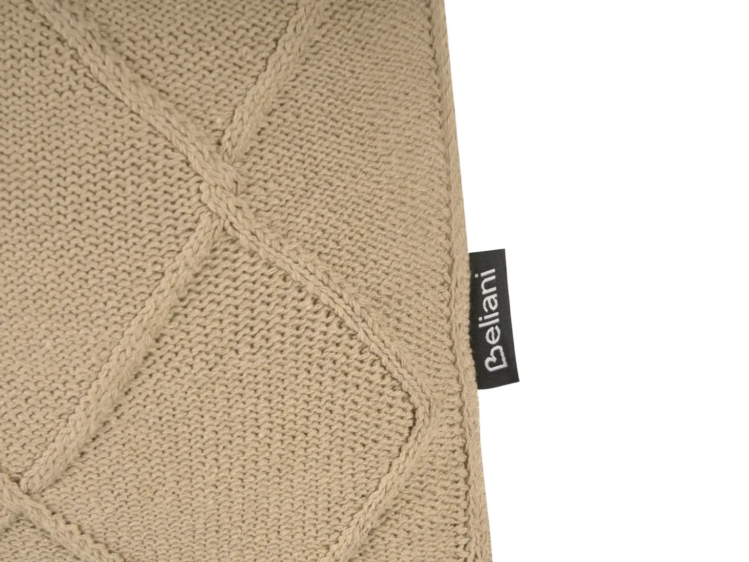 Sæt af 2 pyntepuder CAESIA Bomuld 30 x 50 cm Beige Ensfarvet