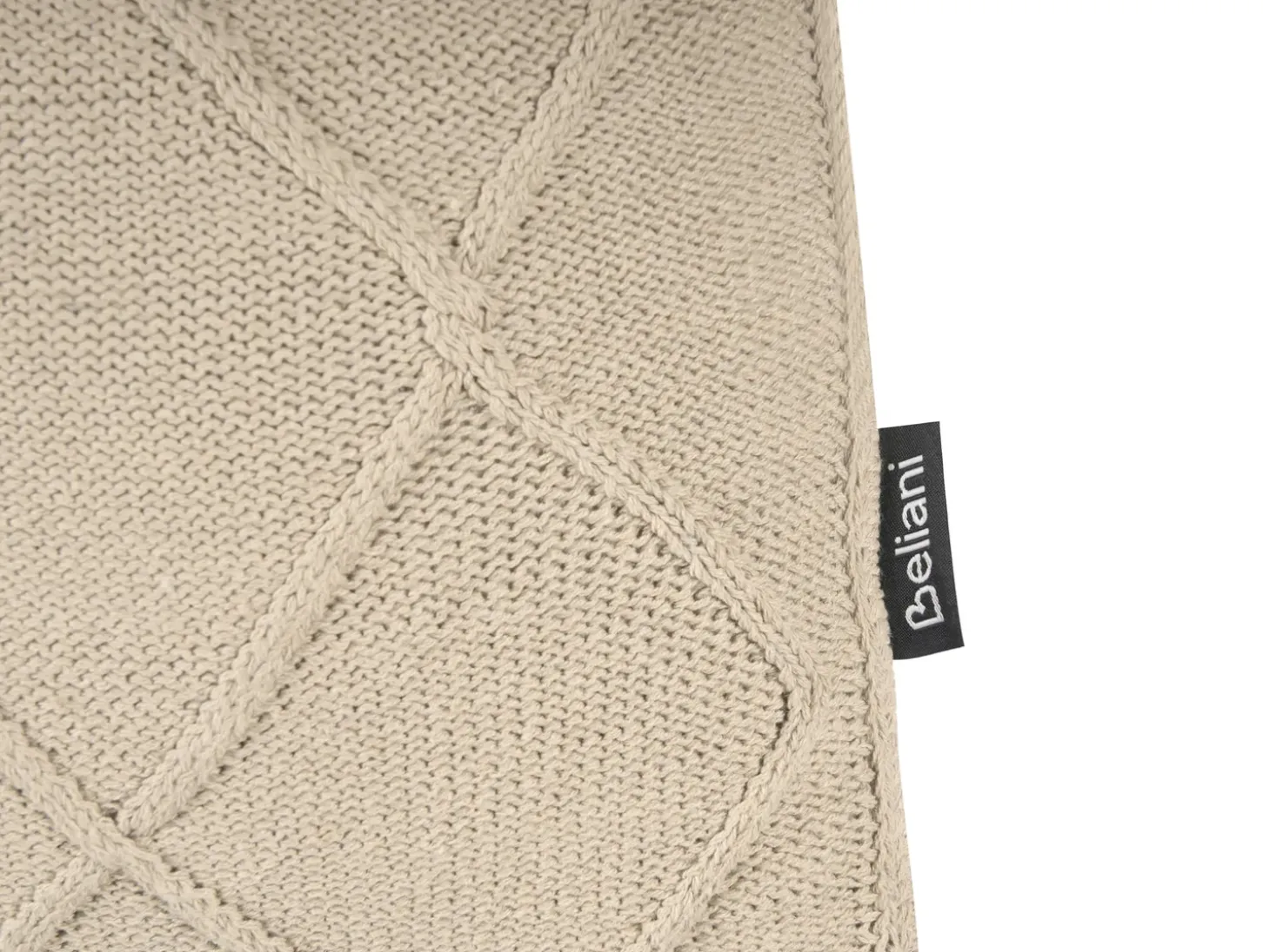 Sæt af 2 pyntepuder CAESIA Bomuld 30 x 50 cm Lys Beige Ensfarvet
