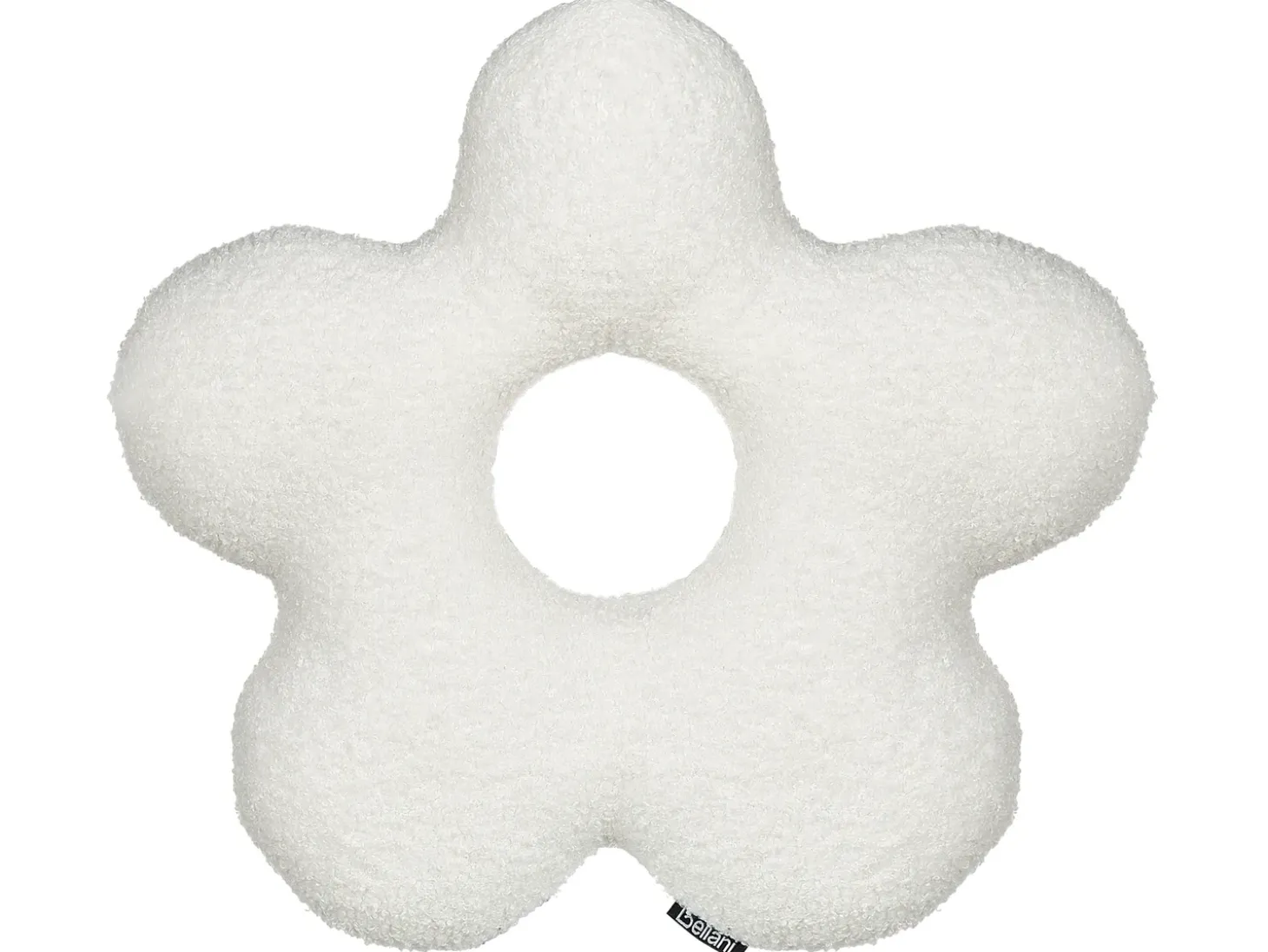 Sæt af 2 pyntepuder CAMPONULA Boucle 40 x 40 cm Cremehvid Ensfarvet