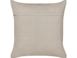 Sæt af 2 pyntepuder CERAMIUM Velour 45 x 45 cm Pastellrosa Blomstermønster