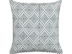 Sæt af 2 pyntepuder CORDATA Bomuld 45 x 45 cm Blå Orientalsk mønster